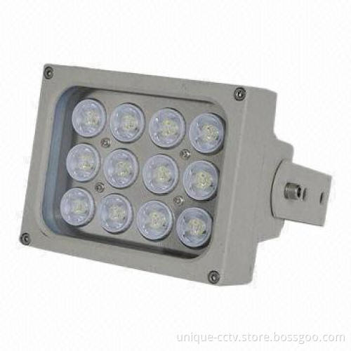 IR Illuminator with 12pcs 2W dot-matrix IR LED